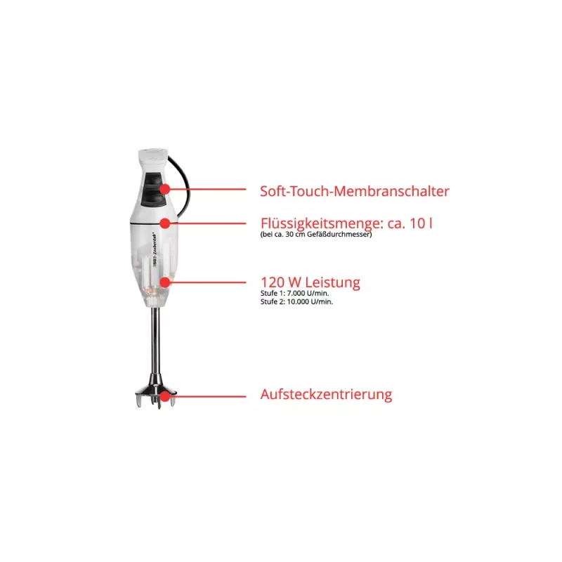 Frullatore a immersione ESGE M 100 D 120 W bianco