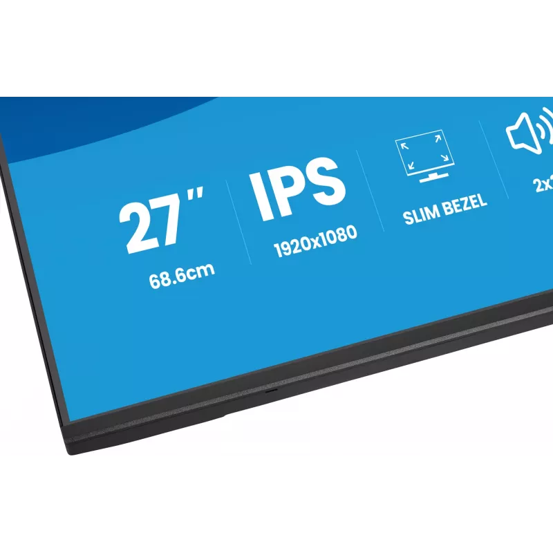 Monitor per computer IIYAMA ProLite X2797HSU-B1 27 inch (68,6 cm) Full HD 1920×1080 LED opaco 4 ms USB 3.2 Gen 1 altoparlanti VESA nero