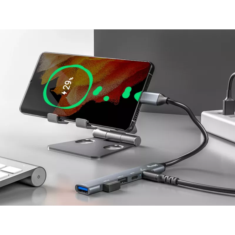 Equip Hub USB 3.0/2.0 a 5 porte con USB-C PD