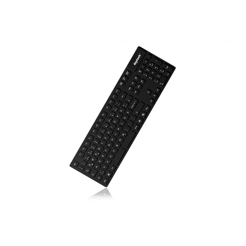 KeySonic KSK-8030 IN (DE) nera tastiera industriale USB QWERTZ tedesco