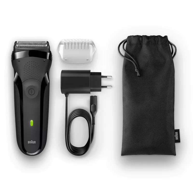 Braun Series 3 301s rasoio a lamina trimmer nero