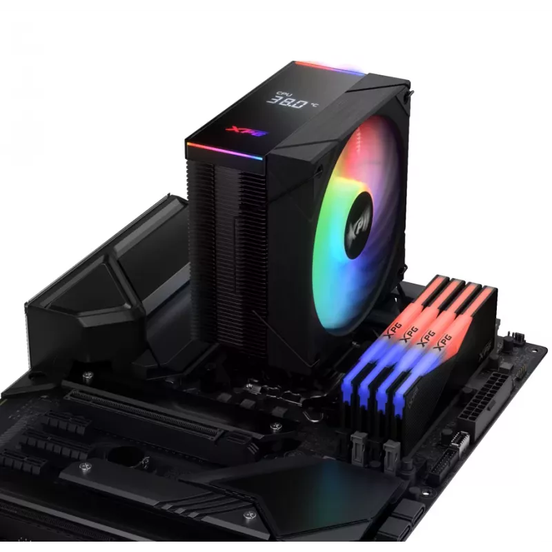 XPG MAESTRO PLUS 42SA dissipatore CPU ad aria, dissipatore ad aria, 12 cm, nero