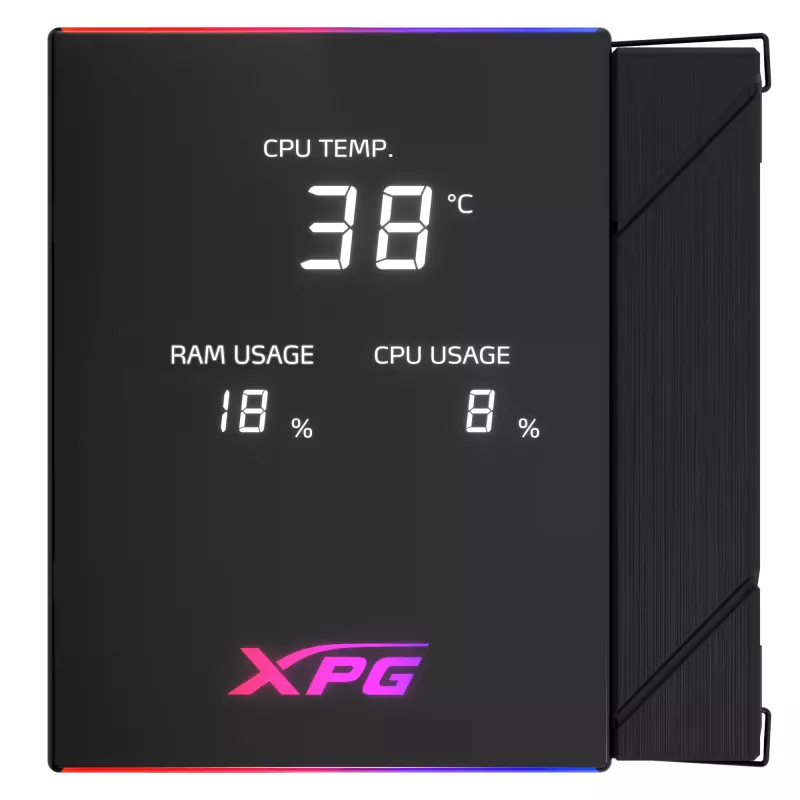 XPG MAESTRO PLUS 62DA dissipatore CPU ad aria, dissipatore ad aria, 12 cm, nero