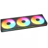 Cougar Unity360-FB Single-Frame 360 ARGB PWM Forward, 120mm×3, 700–2500 RPM, FDB, 5.4 mmH2O, nero
