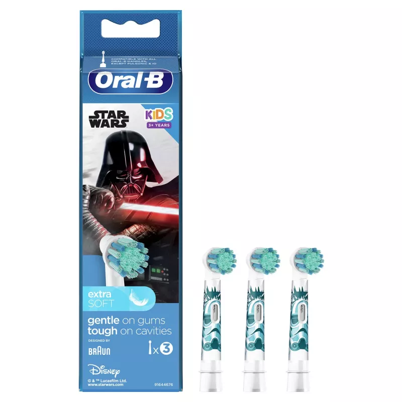 Oral-B 80352667 testina spazzolino 3 pz. blu, bianco