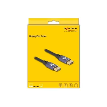 Cavo DisplayPort DeLOCK 8K 60 Hz 5 m viola metallo