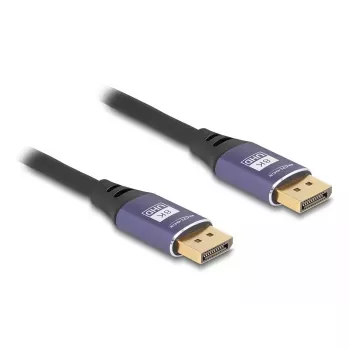 Cavo DisplayPort DeLOCK 8K 60 Hz 5 m viola metallo