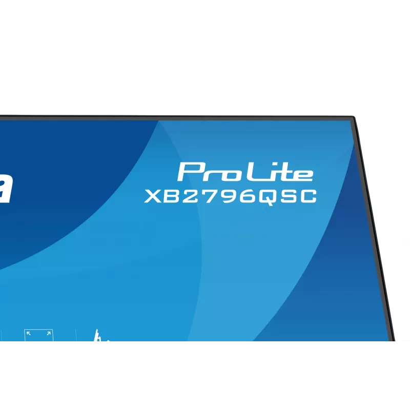 Monitor LED IIYAMA ProLite XB2796QSC-B1 27 inch IPS Quad HD 2560x1440, 4 ms, USB-C, altoparlanti, regolabile in altezza, VESA
