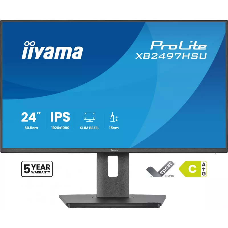 Monitor per computer iiyama ProLite XB2497HSU-B1 60,5 cm (23,8