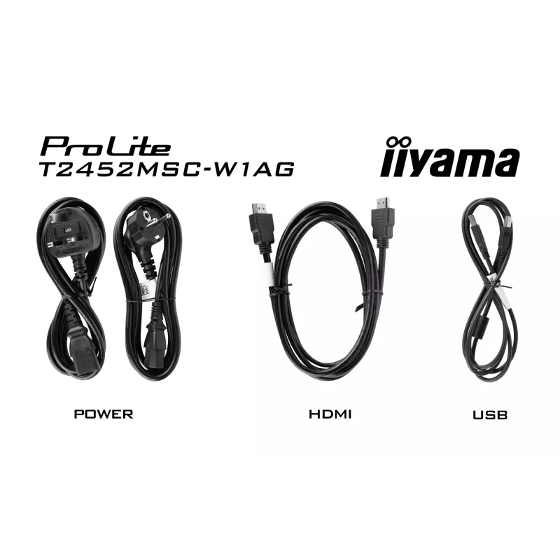 Monitor per computer iiyama ProLite T2452MSC-W1AG 60,5 cm (23,8