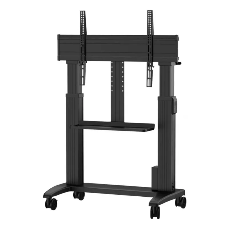Base mobile Yealink MB-FS-Lift – supporto da pavimento, nero, capacità 87 kg, 600 × 1100 mm