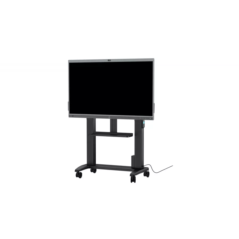 Base mobile Yealink MB-FS-Lift – supporto da pavimento, nero, capacità 87 kg, 600 × 1100 mm