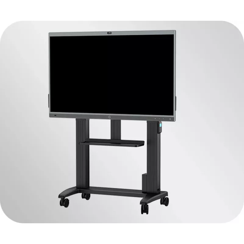 Base mobile Yealink MB-FS-Lift – supporto da pavimento, nero, capacità 87 kg, 600 × 1100 mm
