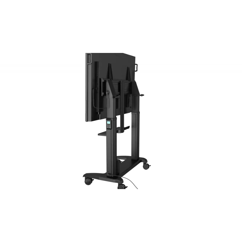 Base mobile Yealink MB-FS-Lift – supporto da pavimento, nero, capacità 87 kg, 600 × 1100 mm