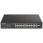 D-Link DGS-1100-18PV2 switch di rete Managed L2 Gigabit Ethernet (10/100/1000) Power over Ethernet (PoE) 1U nero