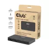 Switch KVM club 3d Dual USB-C a HDMI, 2 porte, 4K UHD 3840x2160, console USB-C, 65W PD, nero