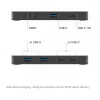 Switch KVM club 3d Dual USB-C a HDMI, 2 porte, 4K UHD 3840x2160, console USB-C, 65W PD, nero