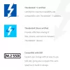 Docking station CLUB3D CSV-2562 Thunderbolt 5, SSD M.2, 2×HDMI 8K60Hz, 180W, 120 Gbit/s