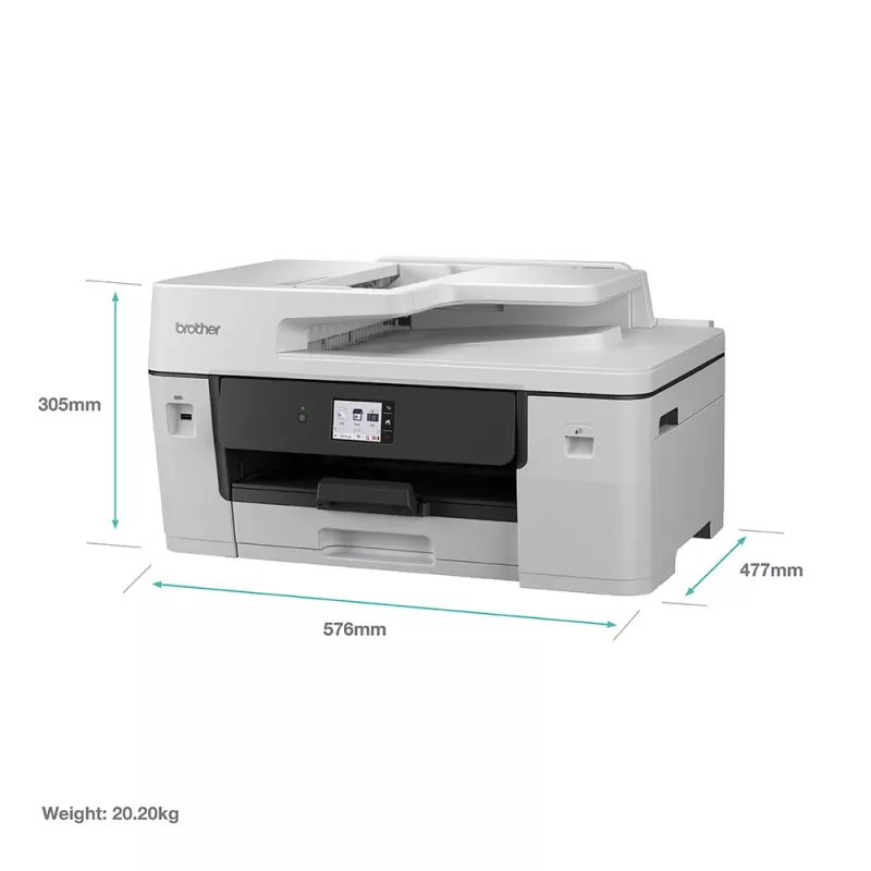 Stampante inkjet multifunzione Brother MFC-J6760DW — A3, 1200 x 4800 DPI, 31 pagine/min., WLAN, Ethernet