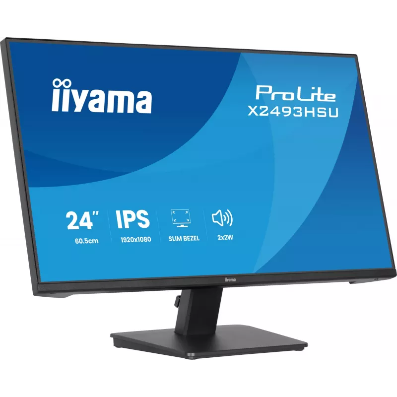 Monitor IIYAMA X2493HSU-B1 24 pollici (60,5 cm) IPS 16:10 HDMI DisplayPort 2×USB