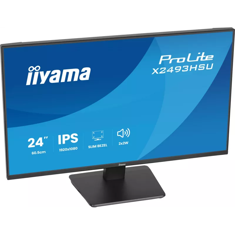 Monitor IIYAMA X2493HSU-B1 24 pollici (60,5 cm) IPS 16:10 HDMI DisplayPort 2×USB