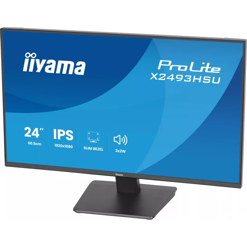 Monitor IIYAMA X2493HSU-B1 24 pollici (60,5 cm) IPS 16:10 HDMI DisplayPort 2×USB