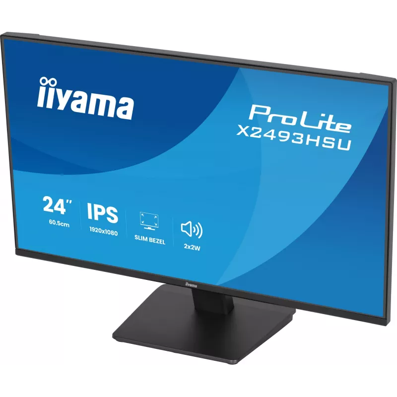 Monitor IIYAMA X2493HSU-B1 24 pollici (60,5 cm) IPS 16:10 HDMI DisplayPort 2×USB