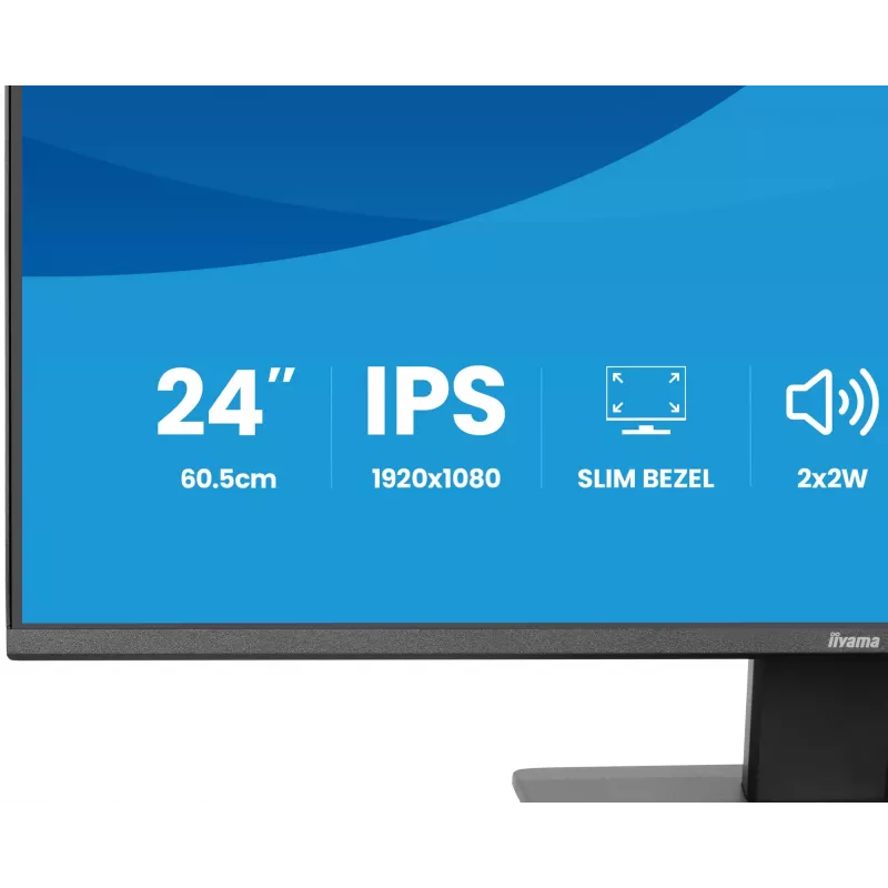 Monitor IIYAMA X2493HSU-B1 24 pollici (60,5 cm) IPS 16:10 HDMI DisplayPort 2×USB