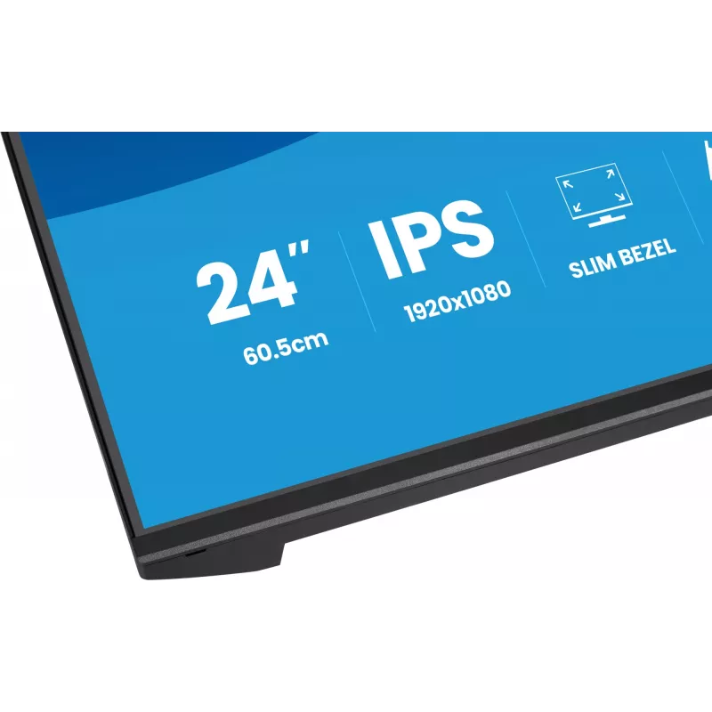 Monitor per computer IIYAMA ProLite XB2493HSU-B1 60,5 cm (23,8 pollici) Full HD IPS LED, 1920×1080, 1 ms, angolo di visuale 178°, hub USB, altoparlanti, nero