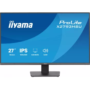 iiyama ProLite X2793HSU-B1 monitor per computer 68,6 cm (27 pollici) 1920 x 1080 pixel Full HD LED nero