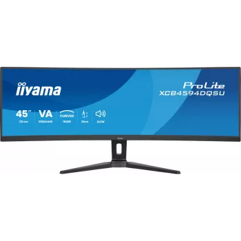 Monitor per computer IIYAMA XCB4594DQSU-B1 44 pollici (111,8 cm) Curved Dual QHD 5120×1440 VA LED, 2 ms, USB-C, USB 3.2, VESA, altoparlanti