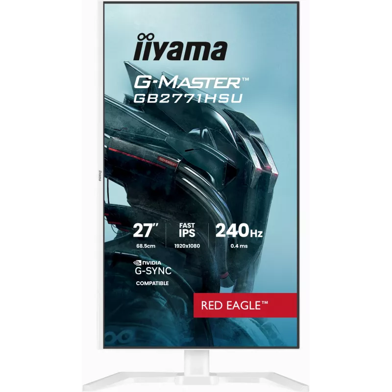 Monitor da gaming IIYAMA GB2771HSU-W1 27 pollici (68,6 cm) Full HD – HDMI, DisplayPort, USB – bianco