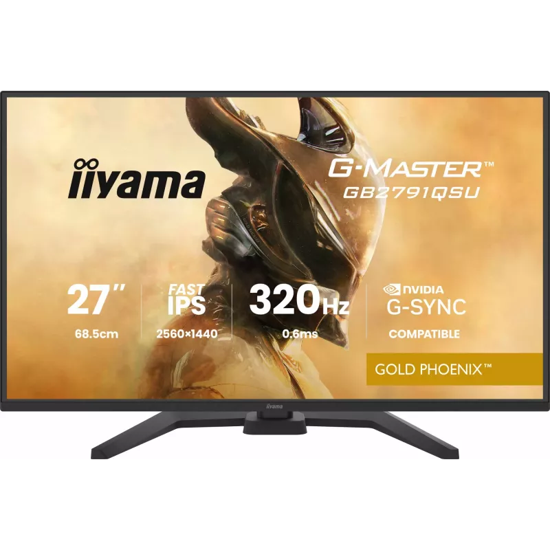 Monitor da gaming IIYAMA GB2791QSU-B1 68,6 cm (27 pollici) QHD con HDMI, DisplayPort e USB, nero