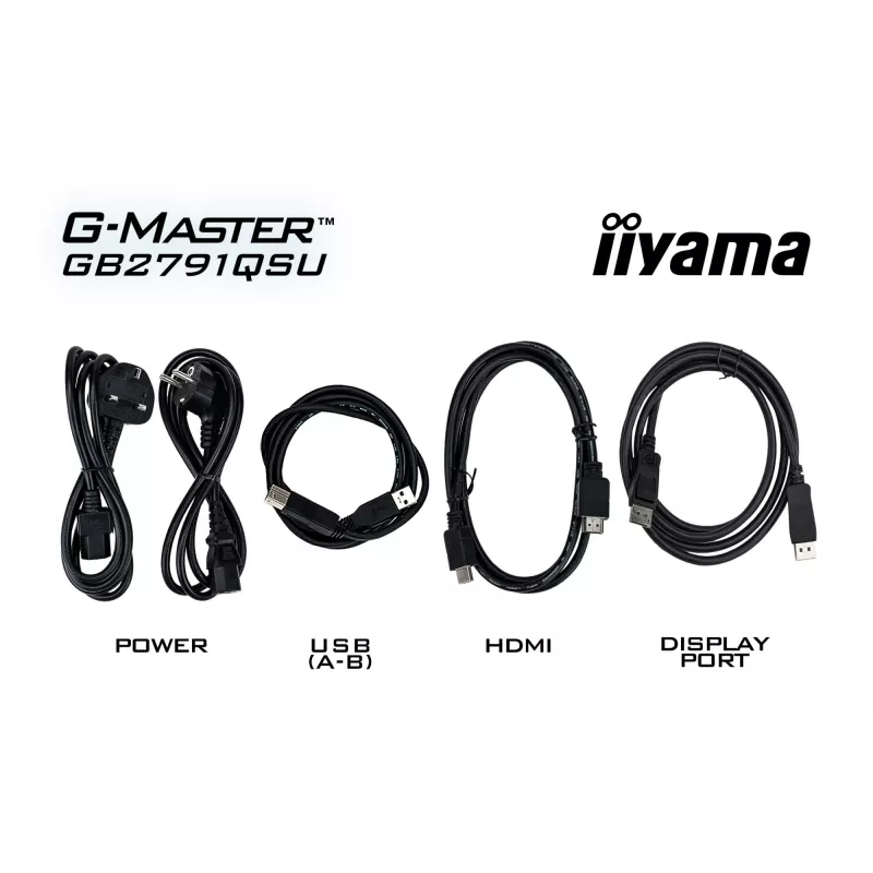 Monitor da gaming IIYAMA GB2791QSU-B1 68,6 cm (27 pollici) QHD con HDMI, DisplayPort e USB, nero