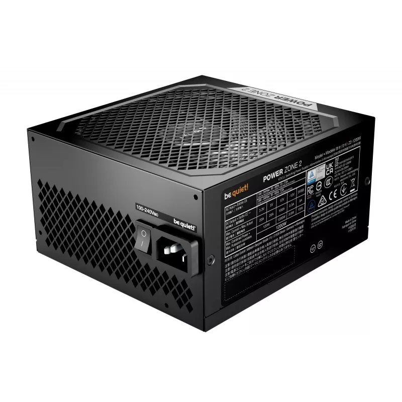 be quiet POWER ZONE 2 | 1200 W alimentatore 20+4 pin ATX ATX nero