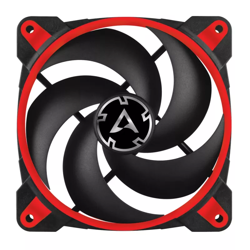 ARCTIC BioniX P120 (rosso) – ventola gaming da 120 mm ottimizzata per la pressione con PWM PST