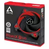 ARCTIC BioniX P120 (rosso) – ventola gaming da 120 mm ottimizzata per la pressione con PWM PST