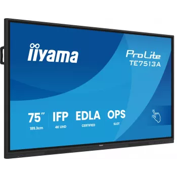 Schermo piatto interattivo IIYAMA TE7513A-B2AG 75