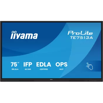 Schermo piatto interattivo IIYAMA TE7513A-B2AG 75