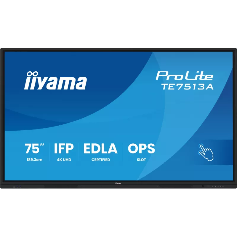 Schermo piatto interattivo IIYAMA TE7513A-B2AG 75