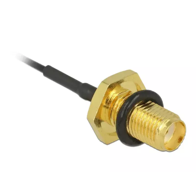 DeLOCK 88965 cavo antenna, SMA jack bulkhead a MHF (U.FL), 10 cm
