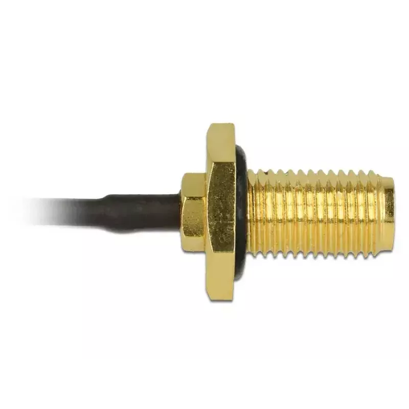 DeLOCK 88965 cavo antenna, SMA jack bulkhead a MHF (U.FL), 10 cm