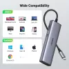 Hub USB-C UGREEN 90568 2 USB 3.0 HDMI RJ45 SD TF porta PD