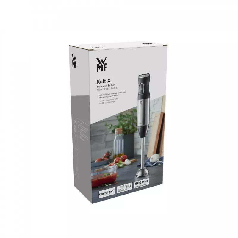 WMF Kult X 04165500 Frullatore a immersione 600 W nero, metallizzato