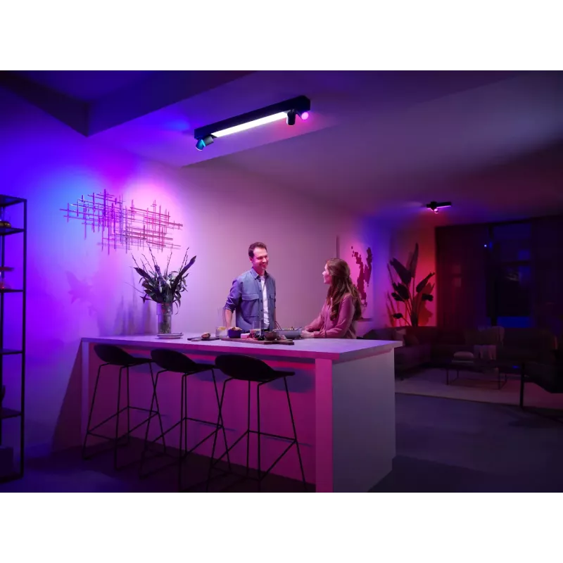 Philips Hue White and colour ambience Centris plafoniera 4 faretti