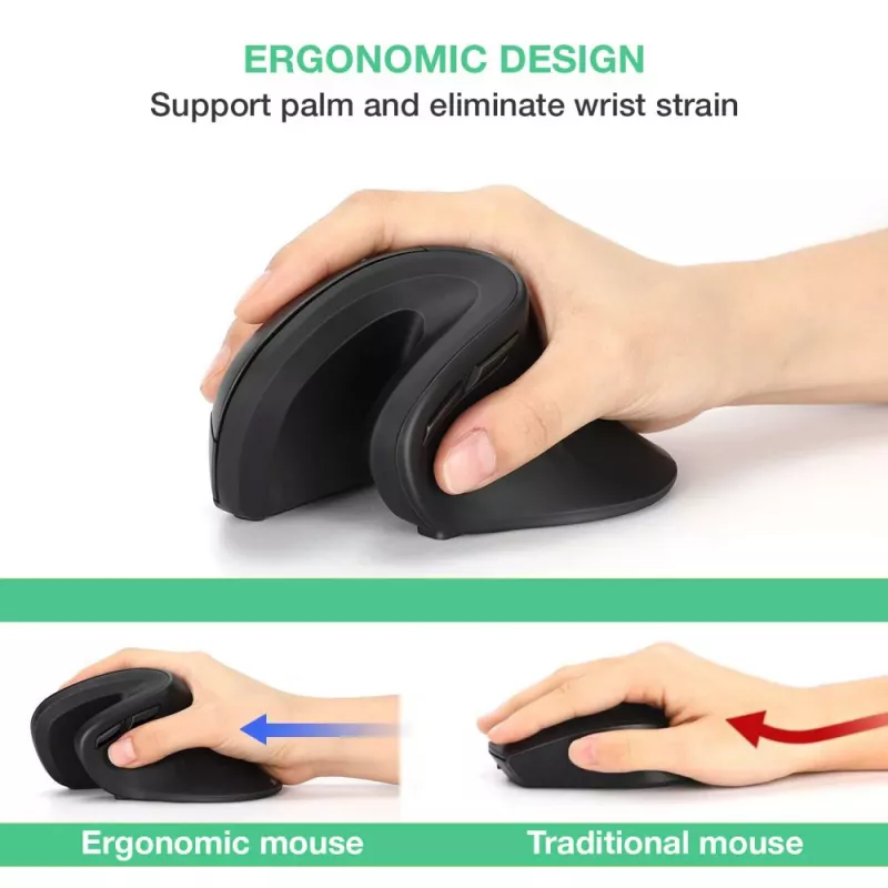 Equip 245119 mouse universale per destrimani USB Type-A + USB Type-C ottico 7200 DPI