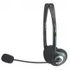 Manhattan headset stereo on-ear (3,5 mm), archetto con microfono, controllo volume inline, cuscinetti in schiuma, 2 connettori jack stereo 3,5 mm standard per uso audio/microfono, cavo 2 m, nero, tre anni di garanzia