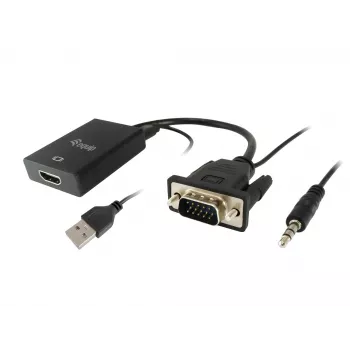 Adattatore VGA-HDMI con audio Equip 119038