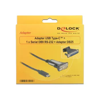 Cavo seriale DeLOCK 62904 nero 1,8 m DB-9