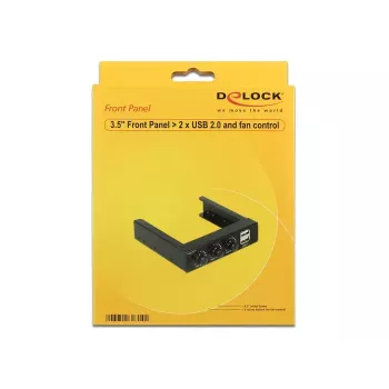 Controllore ventole DeLOCK 62714 3 canali nero
